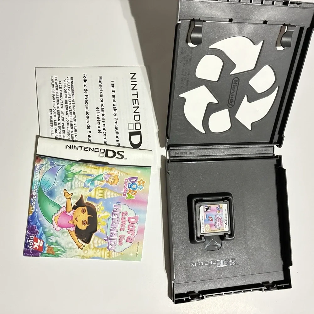 Dora The Explorer: Dora Saves The Mermaids Nintendo DS Cartridge Authentic Game